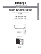 Hitachi RAC-14G5 User manual