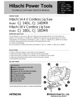 Hitachi CJ 18DL Technical Data And Service Manual