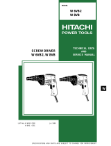 Hitachi W 8VB Technical And Service Manual