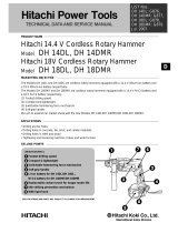 Hitachi DH 14DMR Technical Data And Service Manual