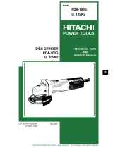 Hitachi PDA-100G Technical Data And Service Manual