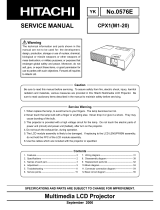 Hitachi X253 - CP XGA LCD Projector User manual