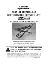 Central Hydraulics 66305 User manual