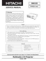 Hitachi SM0328 User manual