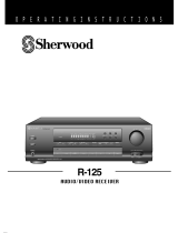 Sherwood R-125 Operating Instructions Manual
