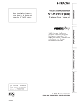 Hitachi VT-MX935E User manual