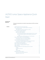 Juniper Junos Space JA2500 Quick start guide