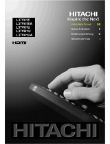 Hitachi L37V01E Owner's manual