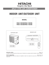 Hitachi RAS-13CE9G User manual