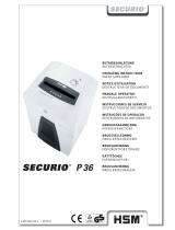 HSM SECURIO P36 Operating Instructions Manual