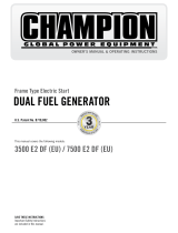 Champion CPG7500E2-DF-EU Owner's Manual & Operating Instructions