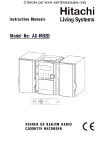 Hitachi AX-M82D s Instruction manuals