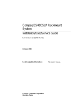 Compaq ES40CSLP Installation, User & Service Manual