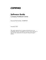 Compaq Presario R3000 - Notebook PC Software Manual