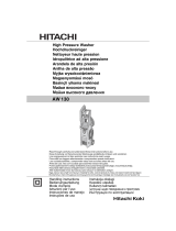 Hitachi AW 130 User manual