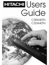 Hitachi C32W40TN User manual