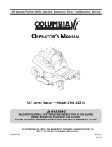 Columbia ZT42 User manual