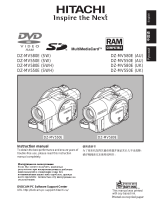 Hitachi DZ-MV580E (SWH) User manual