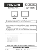 Hitachi C15-LC880SNT User manual