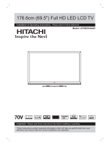 Hitachi LE70EC04AUD Installation & Operating Instructions Manual