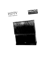 Hitachi 61HDX98B User manual