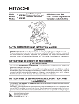 Hitachi C 10FSB Safety & Instruction Manual
