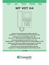 Comelit COMTEL MT VCT 04 User manual