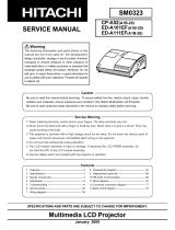 Hitachi CP-A52 A1B-20 User manual