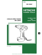 Hitachi WH 12DAF Technical Data And Service Manual