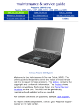 Compaq Presario 1600 Series Maintenance And Service Manual