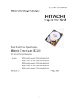 Hitachi HTS543212L9A300 User manual