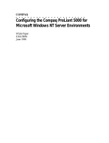 Compaq ProLiant 5000 Configuration manual