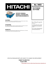Hitachi DV-P345E User manual