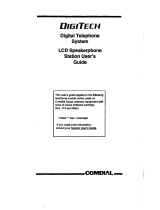 Comdial DigiTech 7700S Series User manual