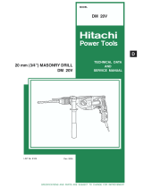 Hitachi DM 20V Technical Data And Service Manual
