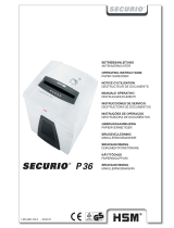 HSM Securio P40 Operating Instructions Manual