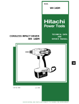 Hitachi WH 14DM Technical Data And Service Manual