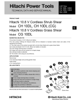 Hitachi CH 10CG Technical Data And Service Manual