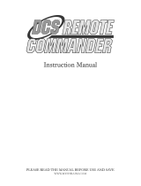 MTHTrains dcs remote commander User manual