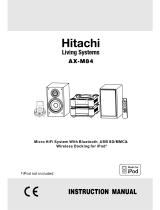 Hitachi AX-M84 User manual
