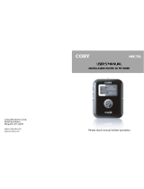 Coby MP-C751 User manual