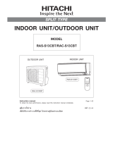 Hitachi RAC-S13CBT User manual