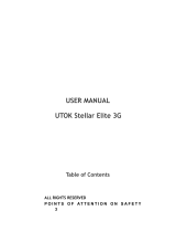 UTOK Stellar Elite 3G User manual
