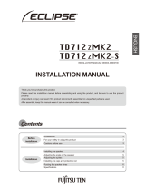 Eclipse TD712ZMK2 Installation guide