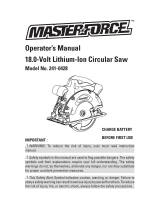 MasterForce 241-0428 User manual