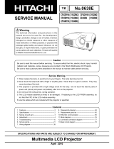 Hitachi CP-X2011N User manual