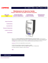 Compaq Presario 5900T Maintenance & Service Manual