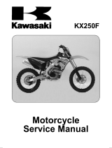 Kawasaki KX250F - User manual