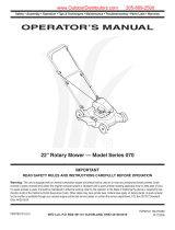 MTD 500 Series User manual