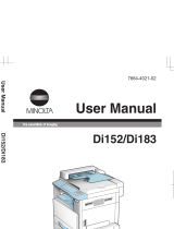 Minolta Di183 User manual